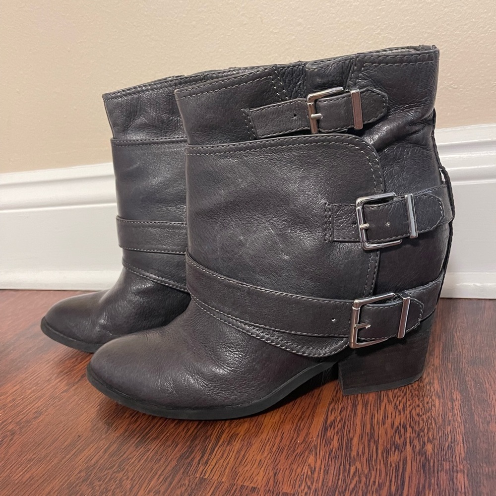 Gray Ankle Boots - image 2